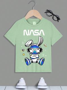 NASA Bunny Tee – Space Vibes for Little Explorers 🚀