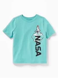 NASA Collared Graphic Tee for Kids
